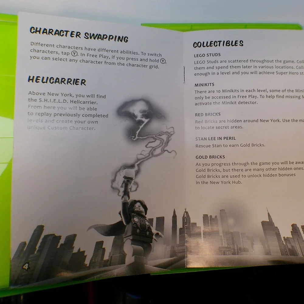 LEGO MARVEL Super Heroes Xbox 360 2013 Complete CIB Disc Case Manual